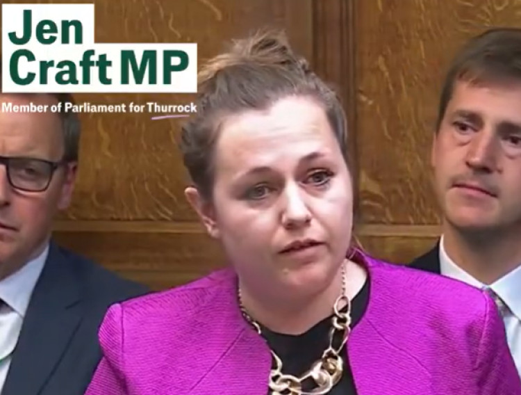 Jen Craft speaking in the House of Commons