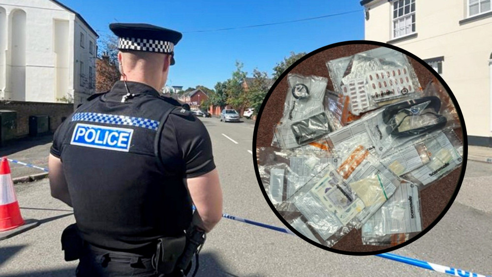 Police continue to try to 'disrupt the supply of monkey dust in Staffordshire' (image via Staffordshire Police/SWNS)