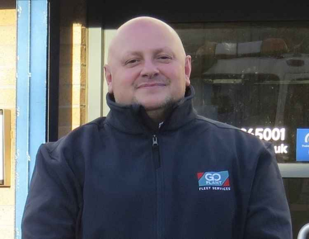 Ady Bates, Depot Manager for Go Plant Fleet Services' East Midlands regional office