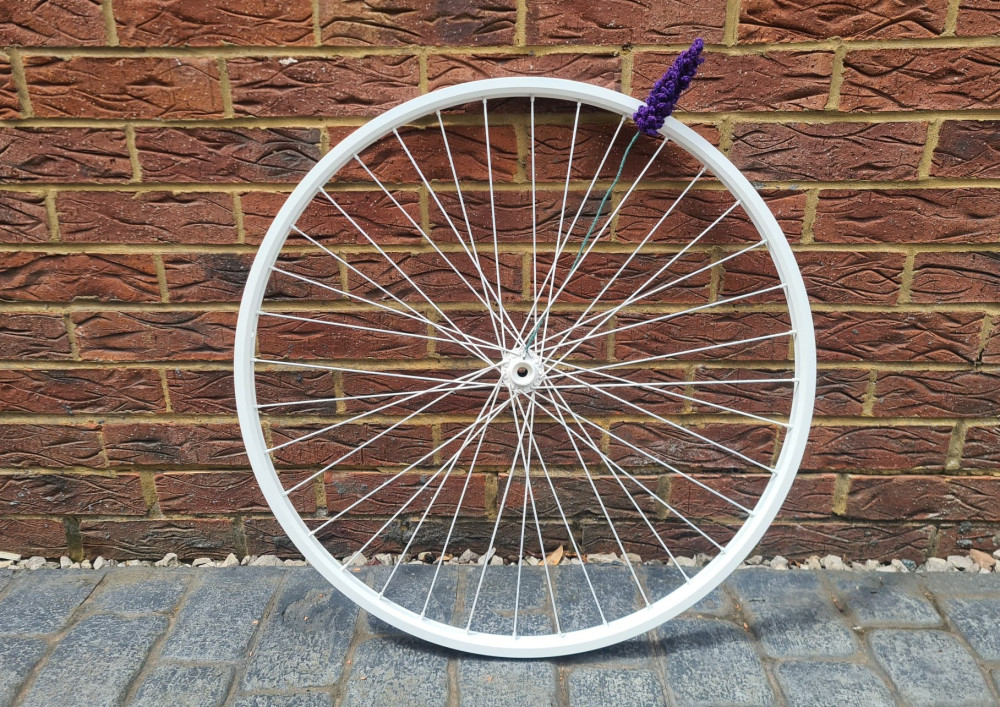 Cyclists will stop at Hoole Bridge this weekend to place a memorial white wheel for Lee Stallwood (Image via: Chester Critical Mass)
