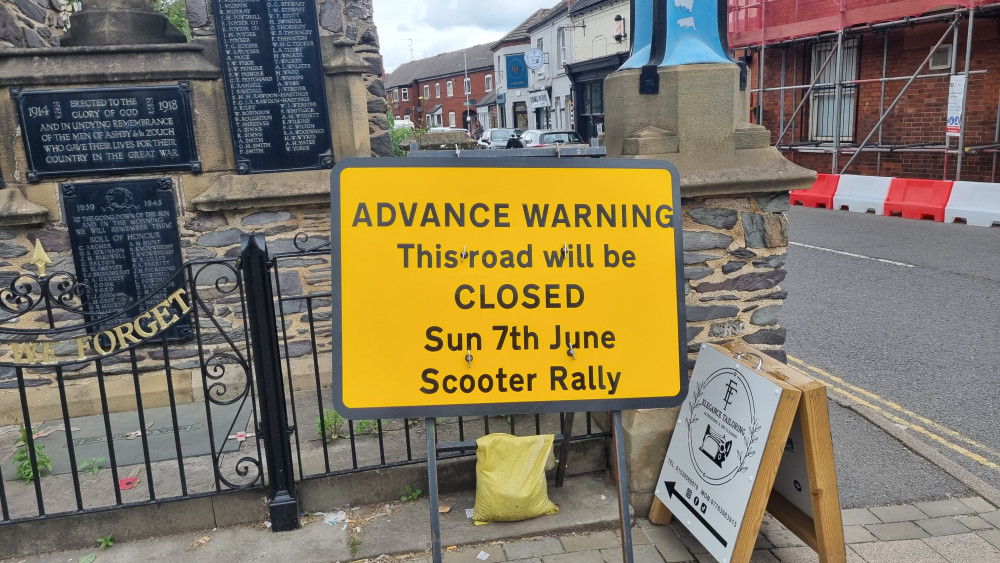 Road closures and a one way system is in place for the Scooter Rally (Photo: Grace Kennington)