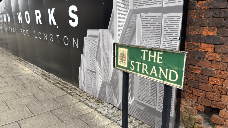 Staffordshire Police was called to The Strand in Longton following a report that a group of people were fighting in the street (image via Nub News)