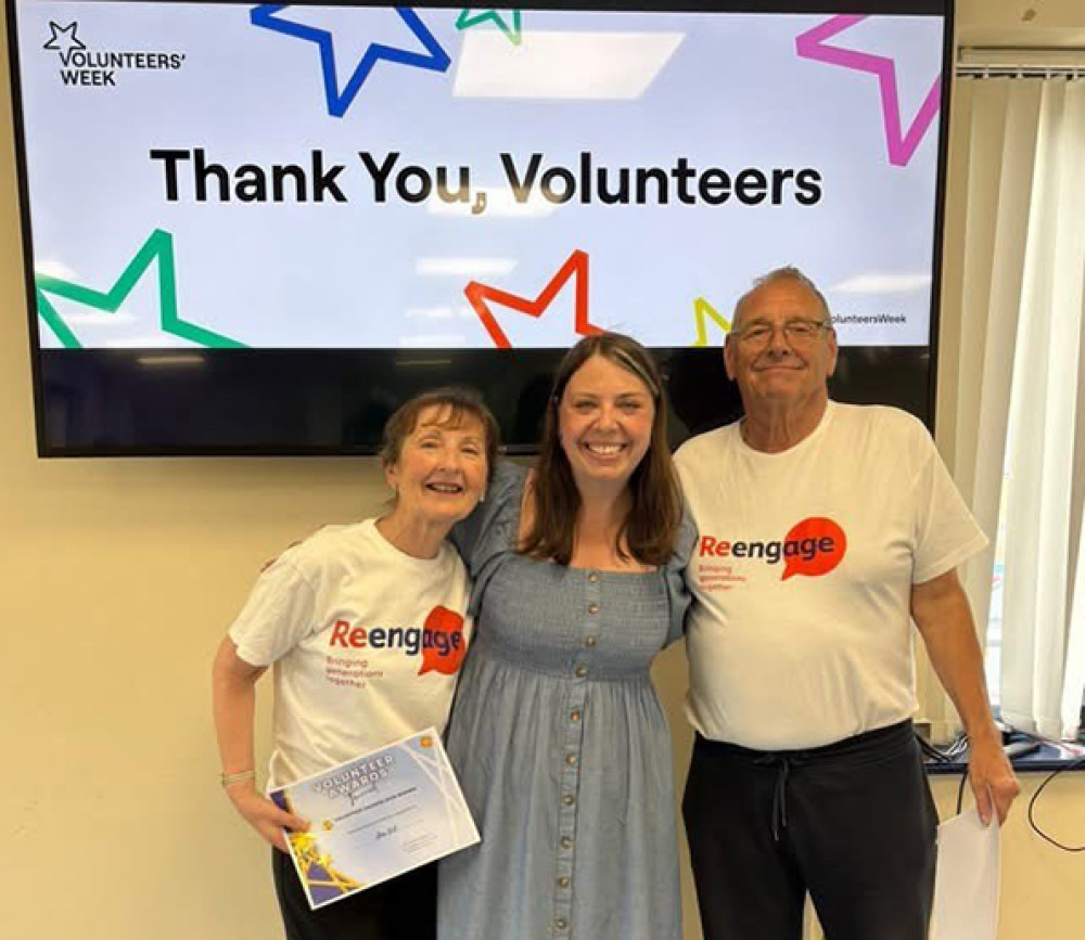 Ira and Mick with Eden Nicholson from Thurrock CVS