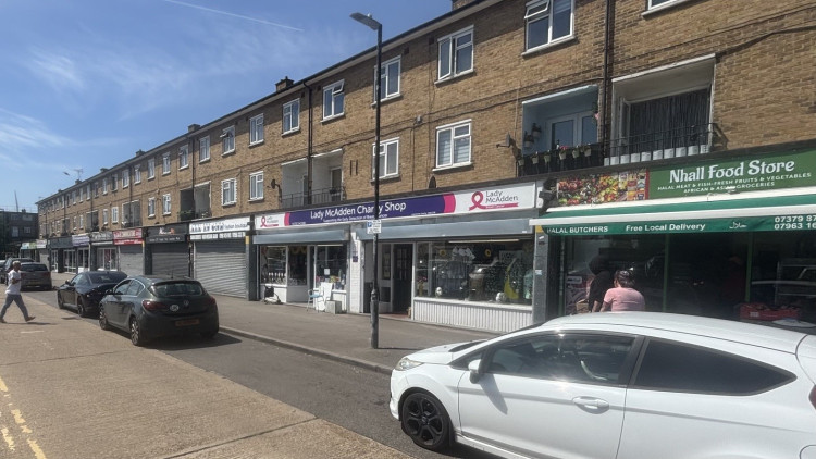 The parade of shops on Montreal Road