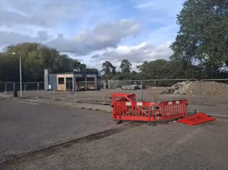 Cars will be allowed to drive from the filling station to the Greggs Pod – which is already under construction – but not the other way around. 
