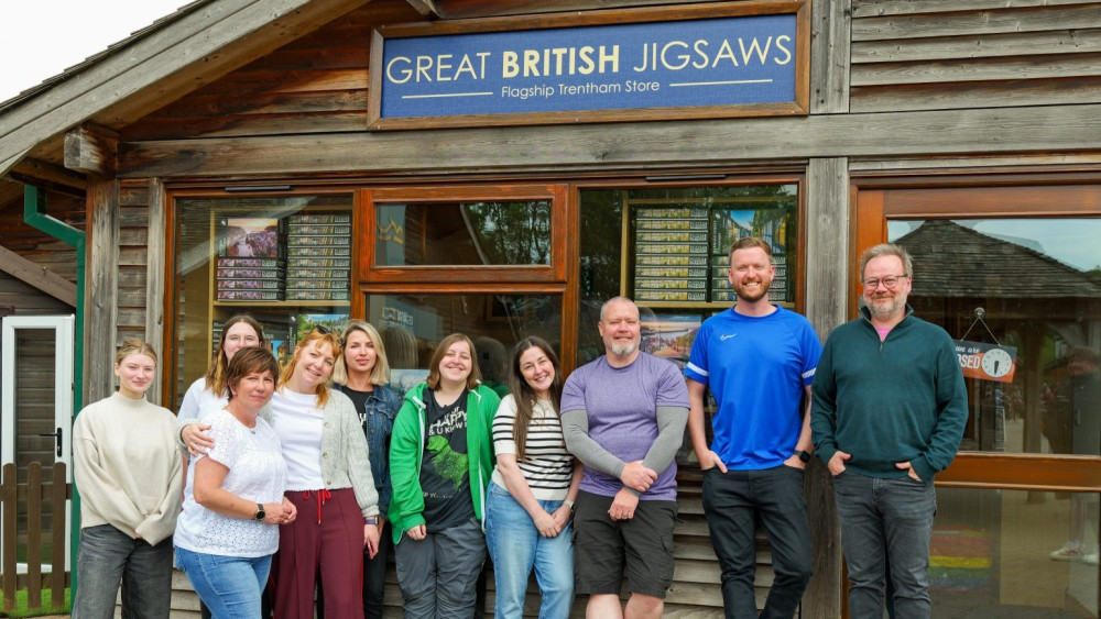 Great British Jigsaws has opened its flagship store at Trentham Shopping Village (image via Trentham Estate)