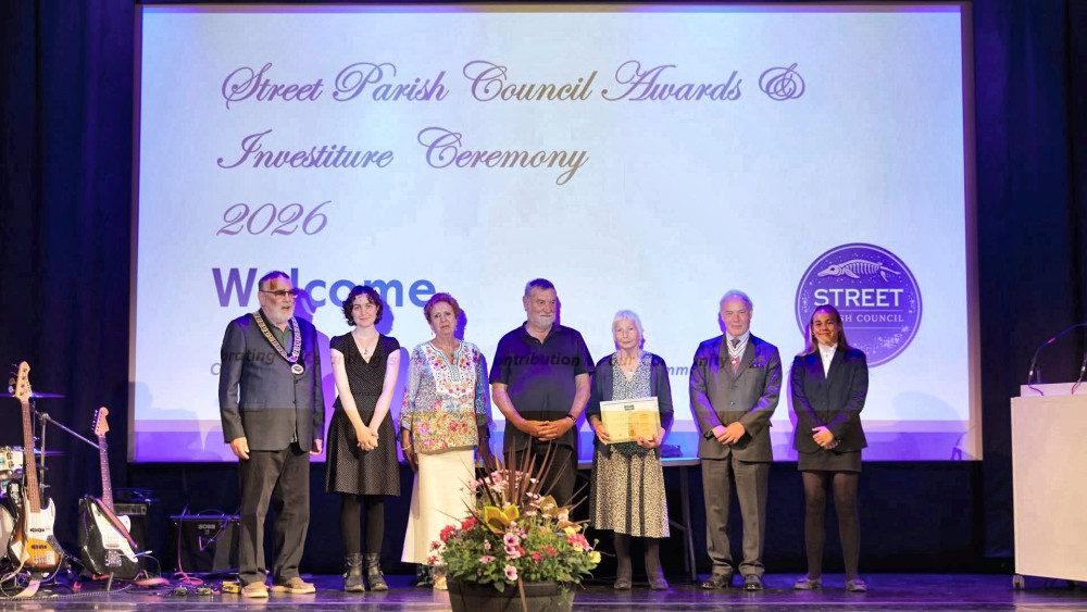 Street Parish Council has honoured local heroes at its annual Community Awards and Investiture Ceremony at Strode Theatre.