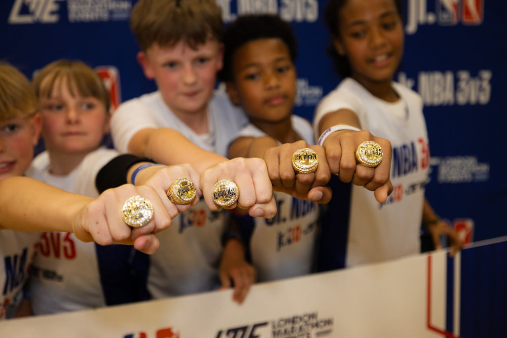 Latchmere Primary School, based in Kingston, won the e inaugural Jr. NBA 3v3 primary school tournament finals (Credit: Simon R Photography)