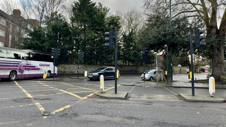 A petition calling for safety improvements at the Queen Road, Manor Road and Sheen Road Junction has been signed by 534 people (credit: The Richmond Society).