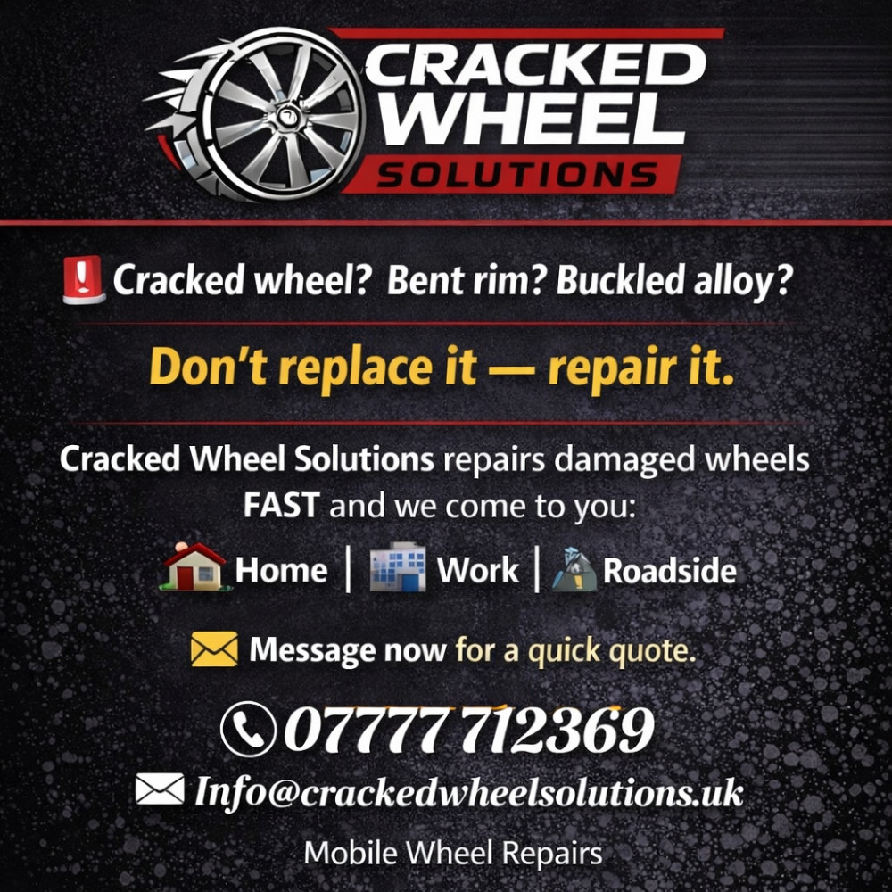 Flyer for Cracked Wheel Solutions (image via Cracked Wheel Solutions)