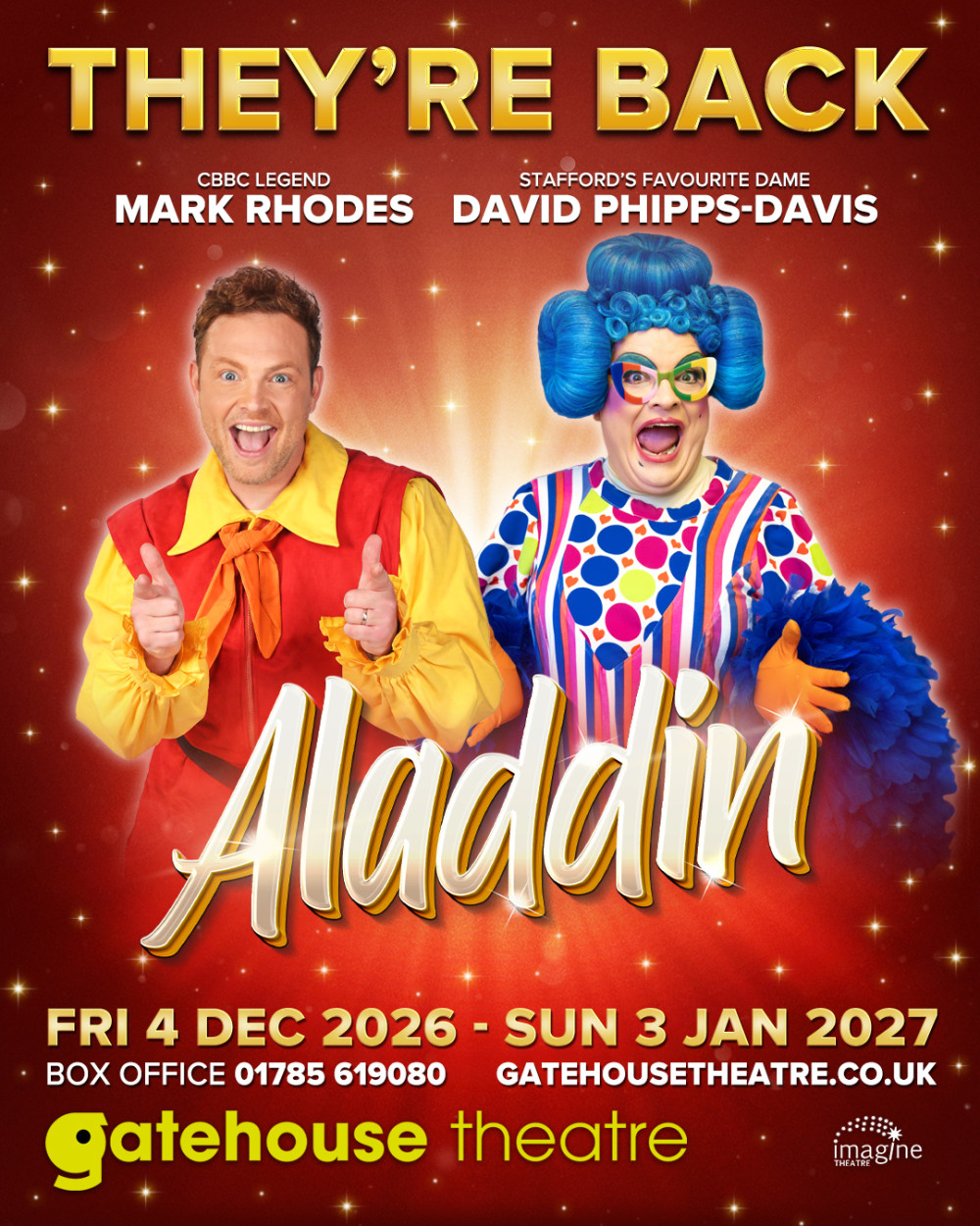 The poster for this year's panto (image via Gatehouse Theatre)