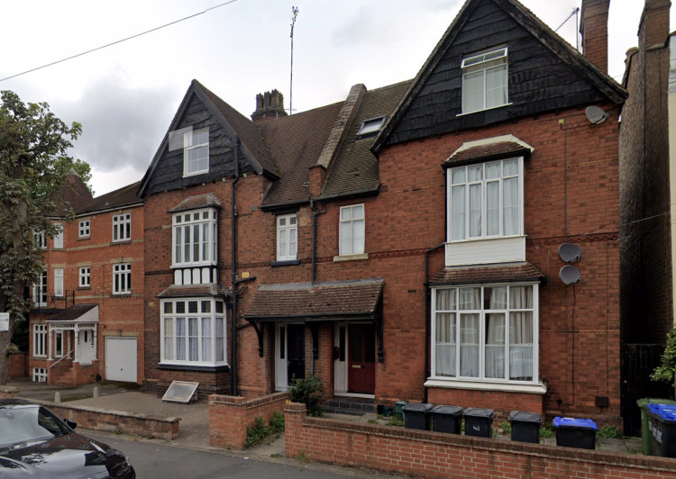 A seven-bedroom HMO in Leamington will revert to a five-bedroom single home (image via Google Maps) 