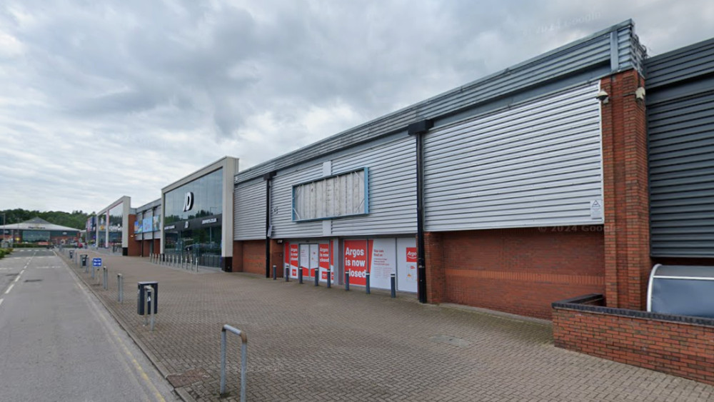 Plans have been submitted for new TK Maxx signs at the former Argos unit at Festival Park (image via Google Street View)