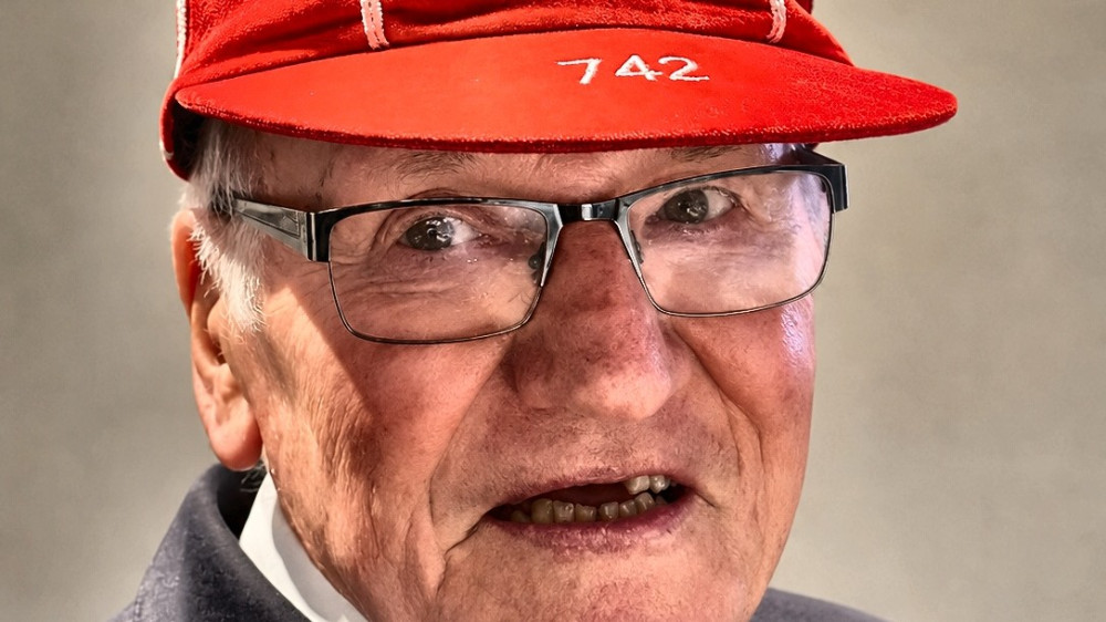 Ex-England international footballer and serviceman, Frank Blunstone, 91, is at Willaston Social Club on Wednesday 10 June (Photo: Supplied).