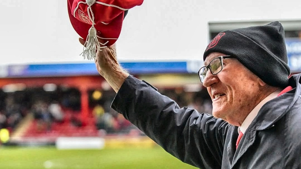 Frank Blunstone, 91, from Crewe, is at Willaston Social Club on Wednesday 10 June (Photo: Crewe Alex).