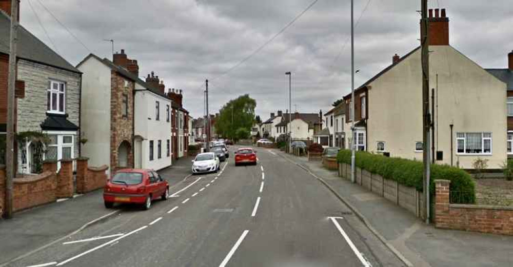 The incident happened in Melbourne Street in Ibstock. Photo: Instantstreetview.com