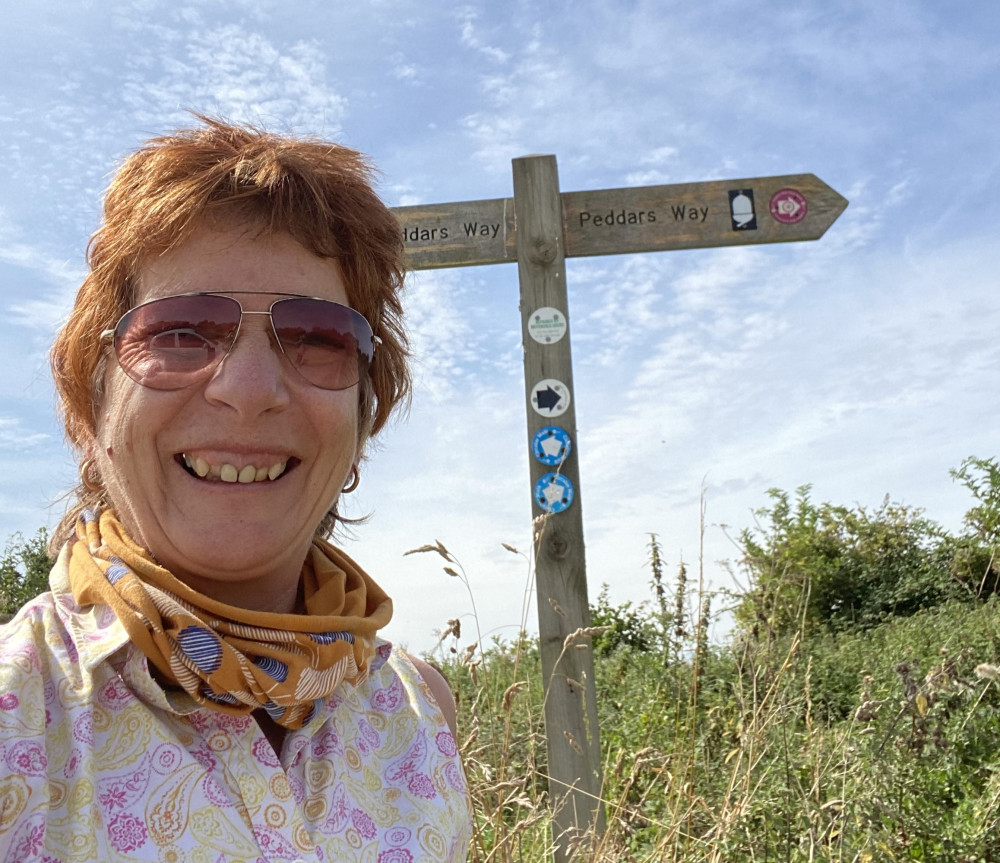 Ecologist Alison Fure, 68, is asking the council to begin phasing out the use of plastic decorative items at Kingston Cemetery (Credit: Alison Fure)
