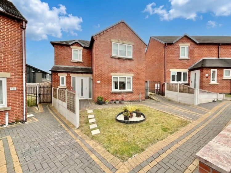 The three-bedroom detached home on Swan Bank, Talke (Photo: James Du Pavey).