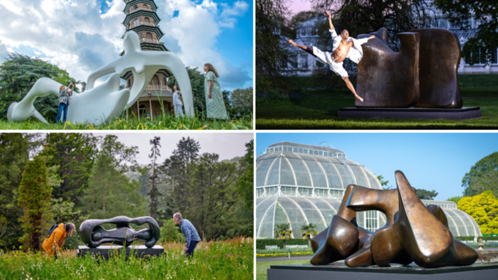 Enjoy 30 artworks by the iconic Henry Moore at Kew Gardens this summer (credit: RBG Kew).