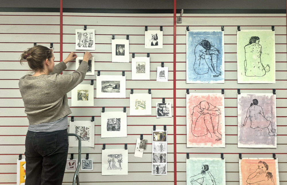 The Print Block's second exhibition, Adventures in Printmaking, opens at the Grosvenor Centre later this month (Credit: Hannah Cochrane)