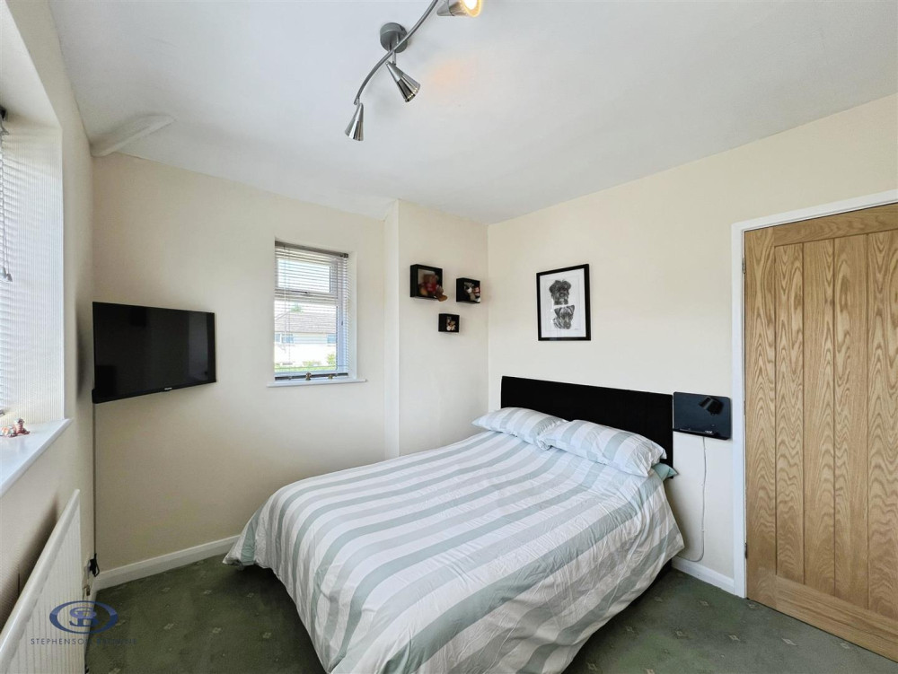 One of three bedrooms (Credit: Stephenson Browne)