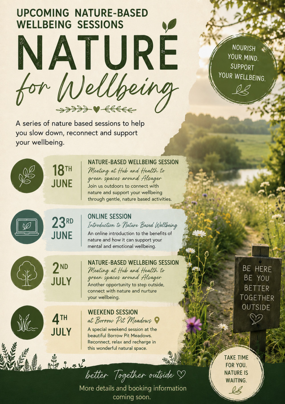 Nature-based Wellbeing Sessions 
