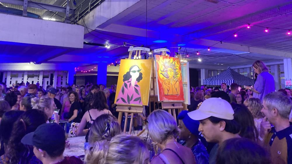 Art Battle is back in Stockport - this time the fast-paced art contest will be taking place at Edgeley Park on Friday 12 June (Image - Nub News)