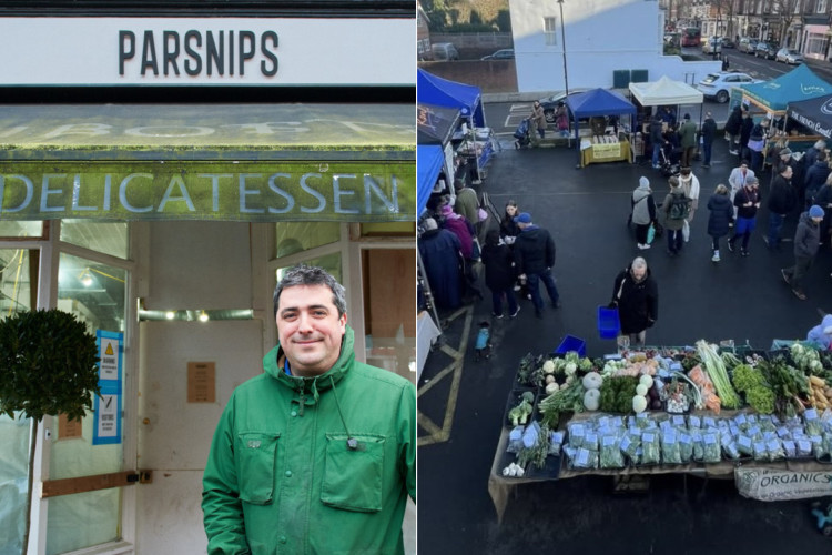 Ted’s Market runs on the last Saturday of each month in the car park of The King’s Head pub on Teddington's High Street (Credit: Nub News/Ted's Market)
