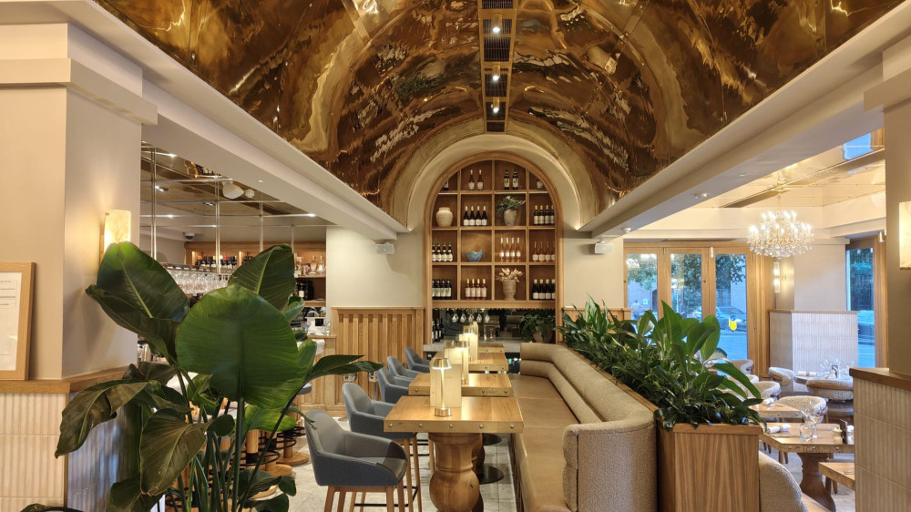 Its new interior features warm neutral tones, natural wood, terracotta accents and woven textures (Nub News)