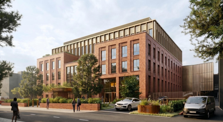 An artist's impression of the proposed development for Homer Road! (image via planning application)