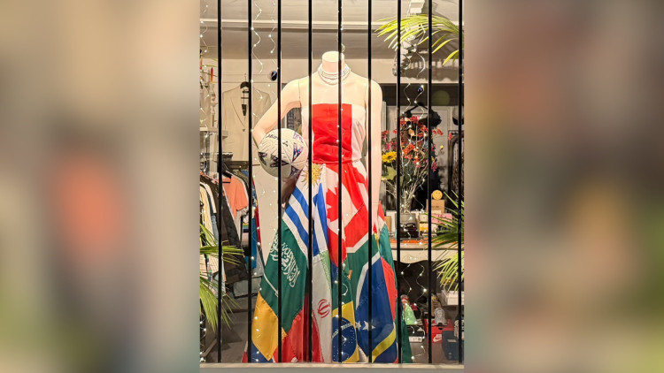 The FIFA World Cup dress from Maggie May London (credit: Image supplied).