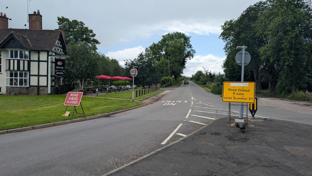 A petition calling for the road to be reopened or a modified plan has been signed by more than 1,200 people (image via Jonathan Sutton)