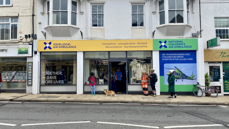 The Air Ambulance Service store at Warwick Road is now open (image by Nub News)