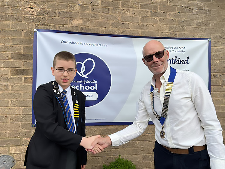 A 13-year-old student from Casterton College has been commended by Rutland Lions for his passion for the environment (Photo: Lions Club of Rutland)