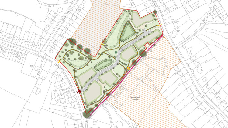 A new park could be built in a Stockport village as part of plans to build more homes in the area (Image - Marrons / Richborough / Asteer Planning)