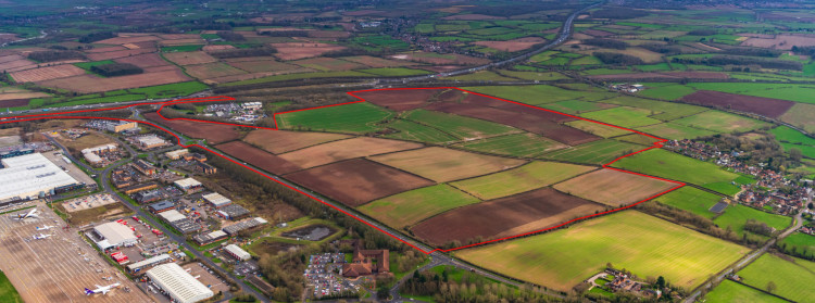 The location of Segro's plans for the EMG2. Image via Segro.