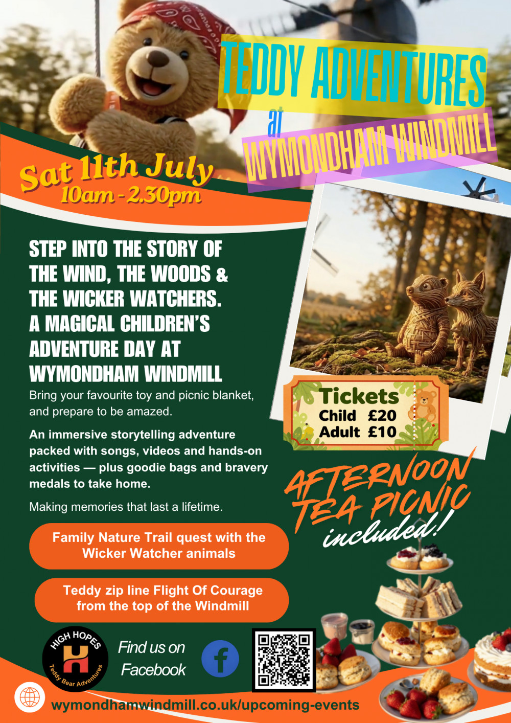 Teddy Adventures at Wymondham Windmill