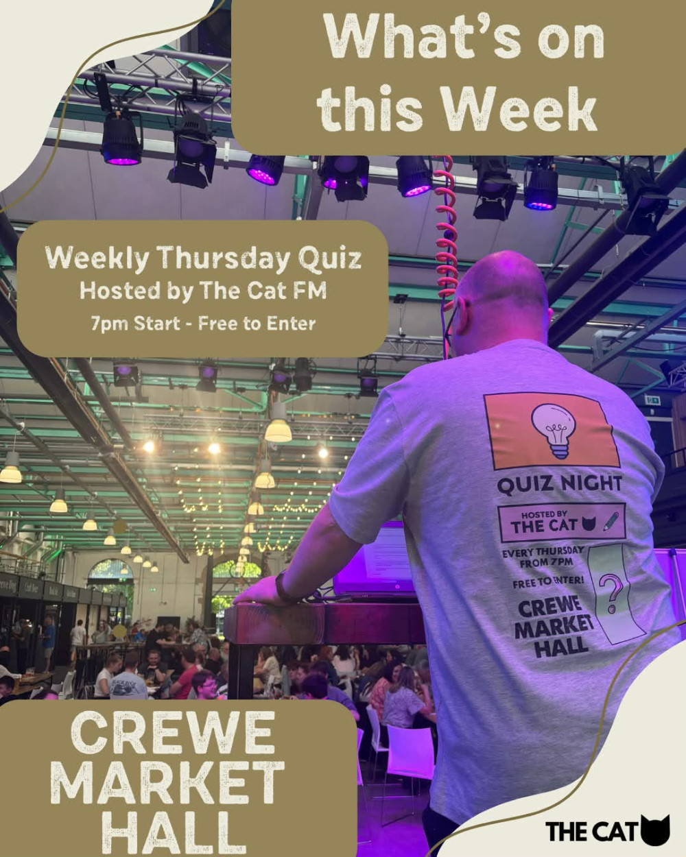 The Big Quiz is live at Crewe Market Hall every Thursday evening. 