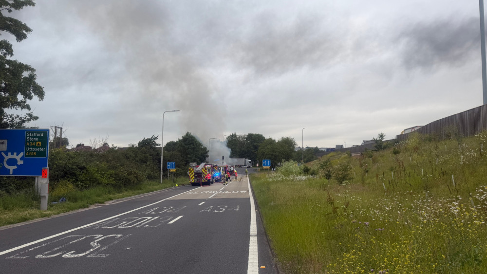 The incident should soon be resolved (image via Staffordshire Police)
