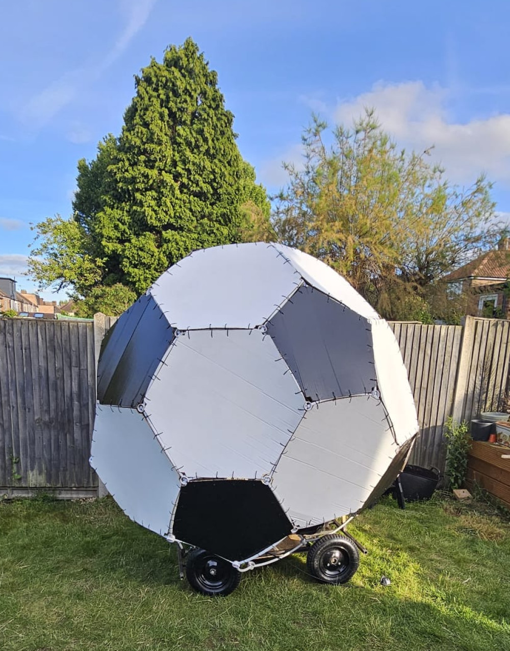 Team Crackers vehicle - lets hope "it's coming home"... 