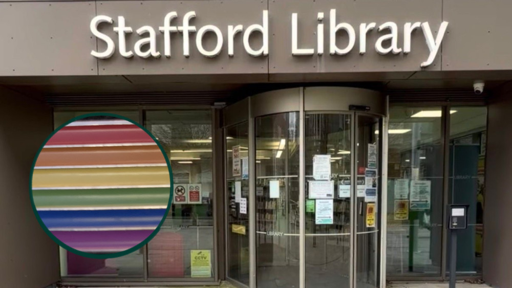 Council leader Martin Murray has taken to social media to state that Pride events will no longer be promoted in the county’s public libraries (Main image via Nub News / Inset image via LDRS) 