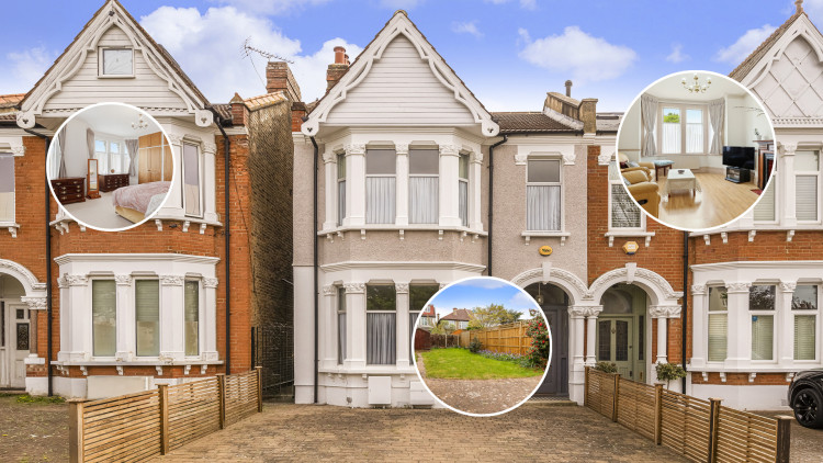 This week's Ealing property of the week is a beautiful four-bedroom home on Montague Road (credit: Leslie & Co).