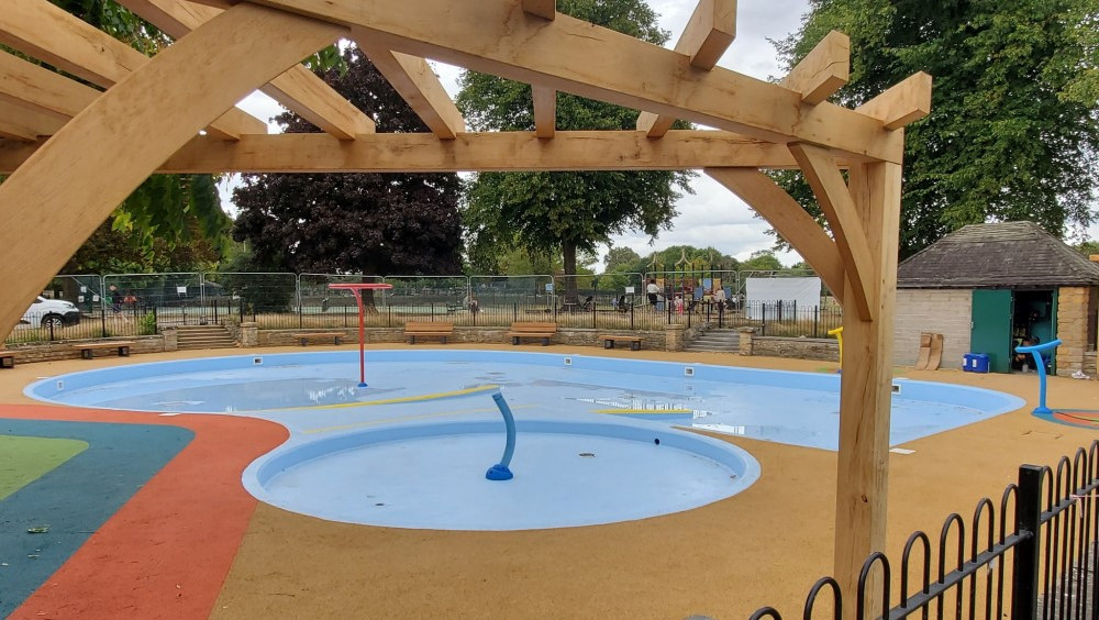 St Nicholas Park's paddling pool was supposed to open last summer (image by Geoff Ousbey)