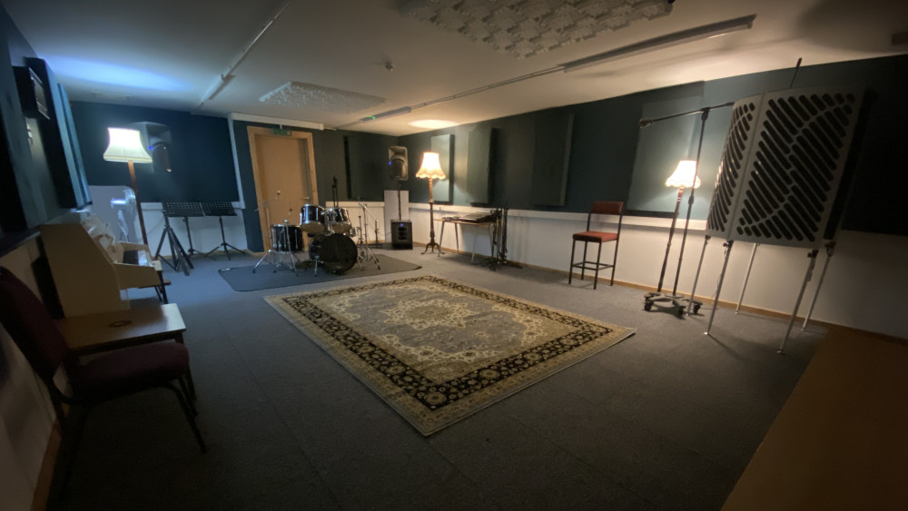 The recording studio at High Peak Recordings (Image - Bon Holloway)