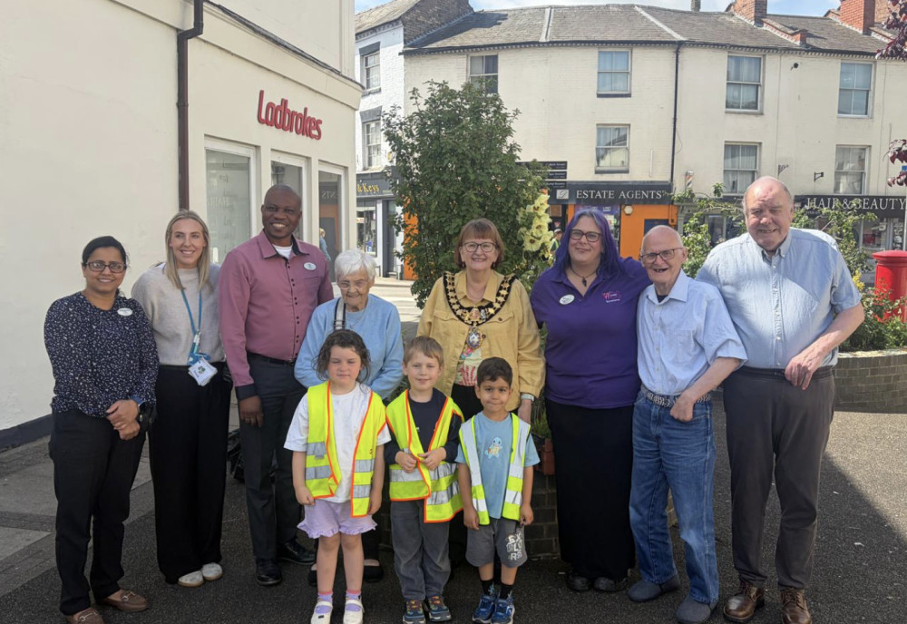 The Leamington community united on Tuesday 16 June at Packington Place Pocket Park for a planting event (image supplied) 