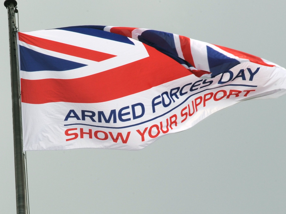 The Armed Forces Day flag will be raised at 10am in Crewe on Monday 22 June (Photo: CEC).