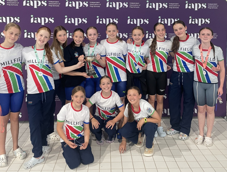 Glastonbury Millfield Prep swimmers win IAPS national title