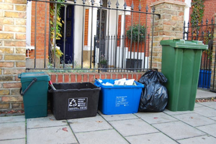 vSome public paper and card recycling banks are currently full across Richmond borough (Credit: Richmond Council)