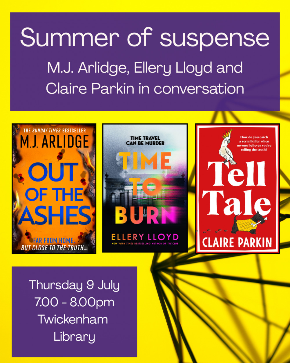 Summer of suspense: authors in conversation