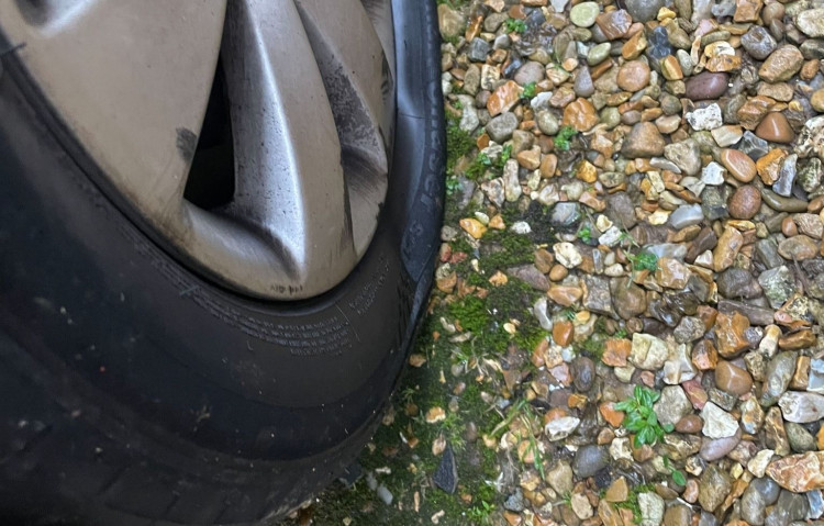 A Leicestershire man spent £400 on car repairs after hitting a pothole near his home